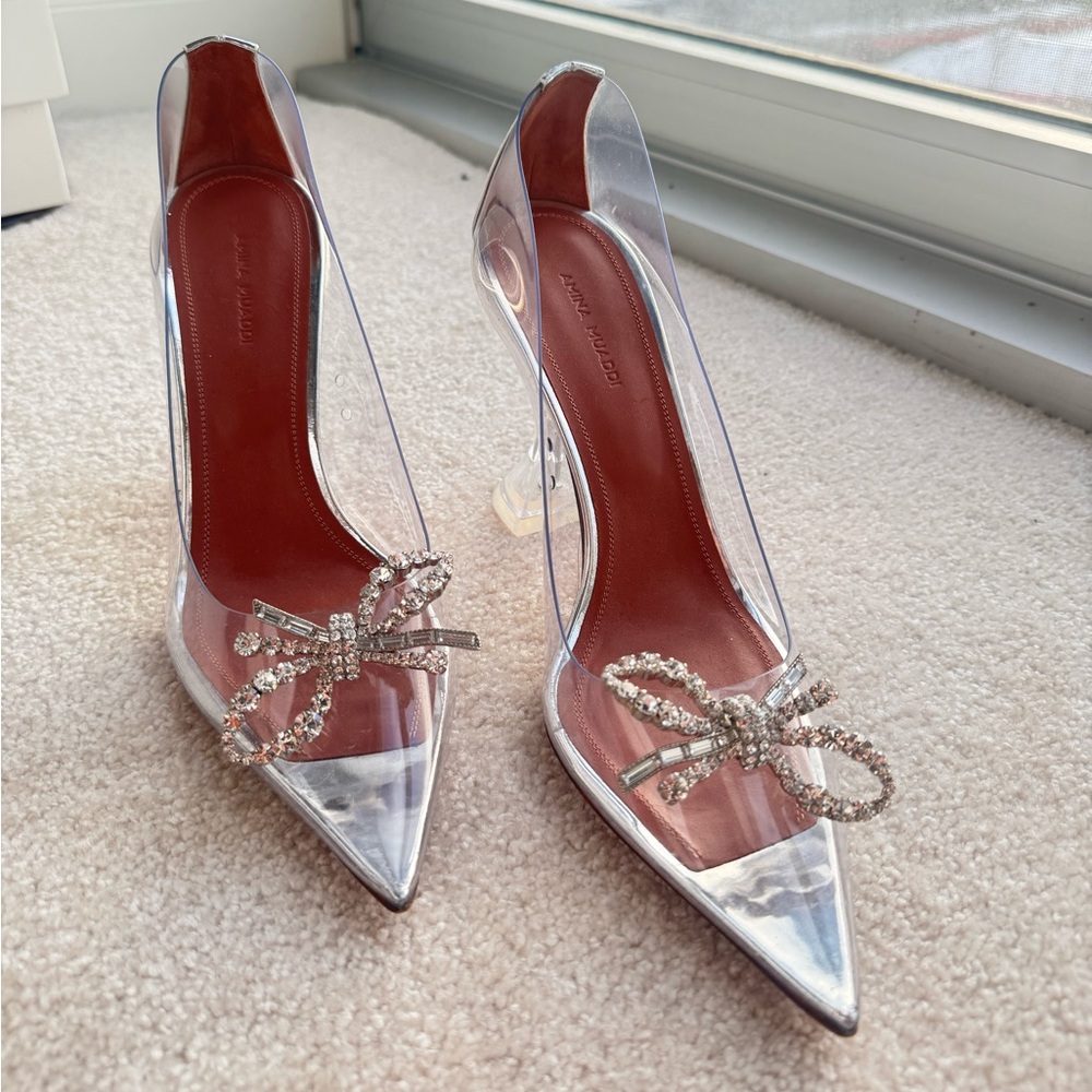 AMINA MUADDI
Rosie Glass crystal-embellished PVC courts
Product code: 49760256